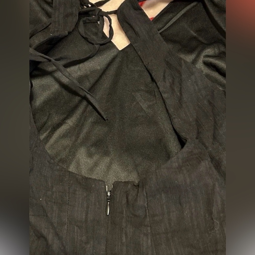 LULUS CHARMING BLACK DRESS - Picture 9 of 12